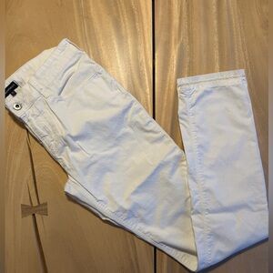 Emporio Armani Boy’s White Slim-Fit Pants - Size 14